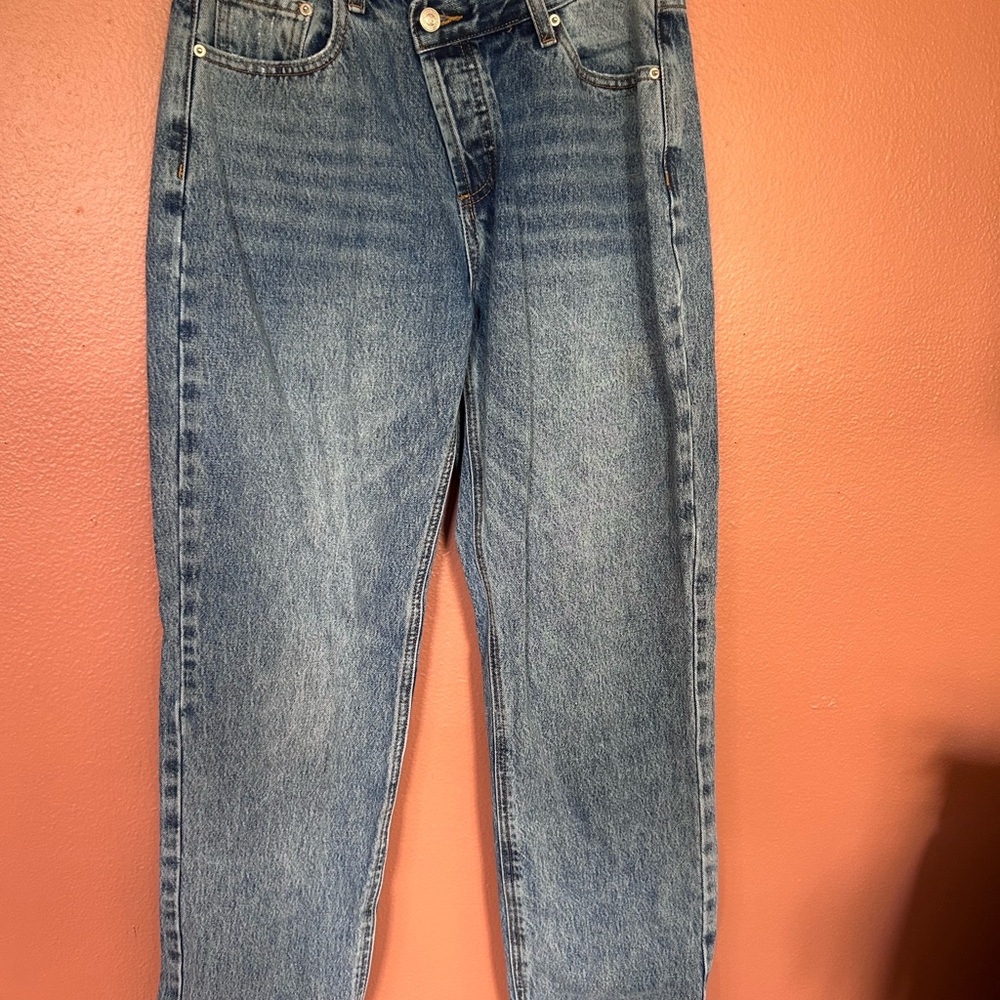 Princess Polly Blue Relaxed Jeans